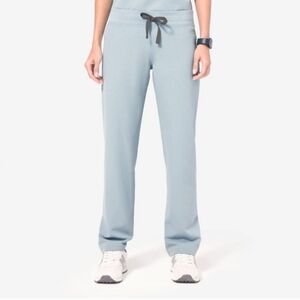 Figs Dusty Blue Livingston scrub pants XL